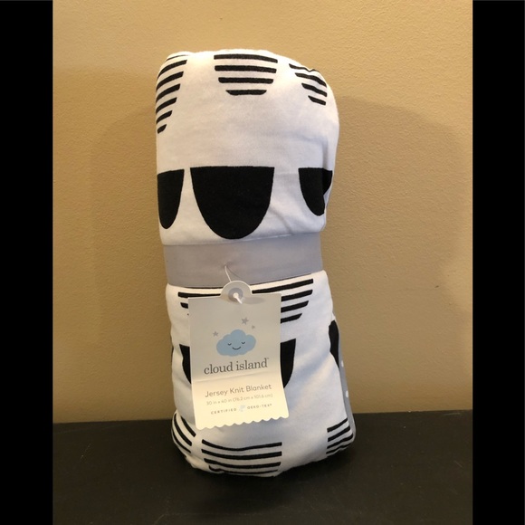 cloud island jersey knit blanket
